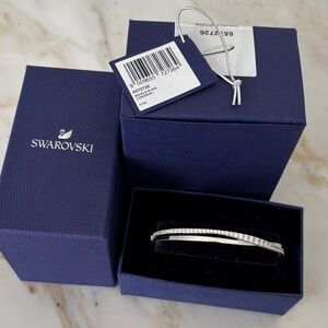 Swarovski Silver Crystal Bangle